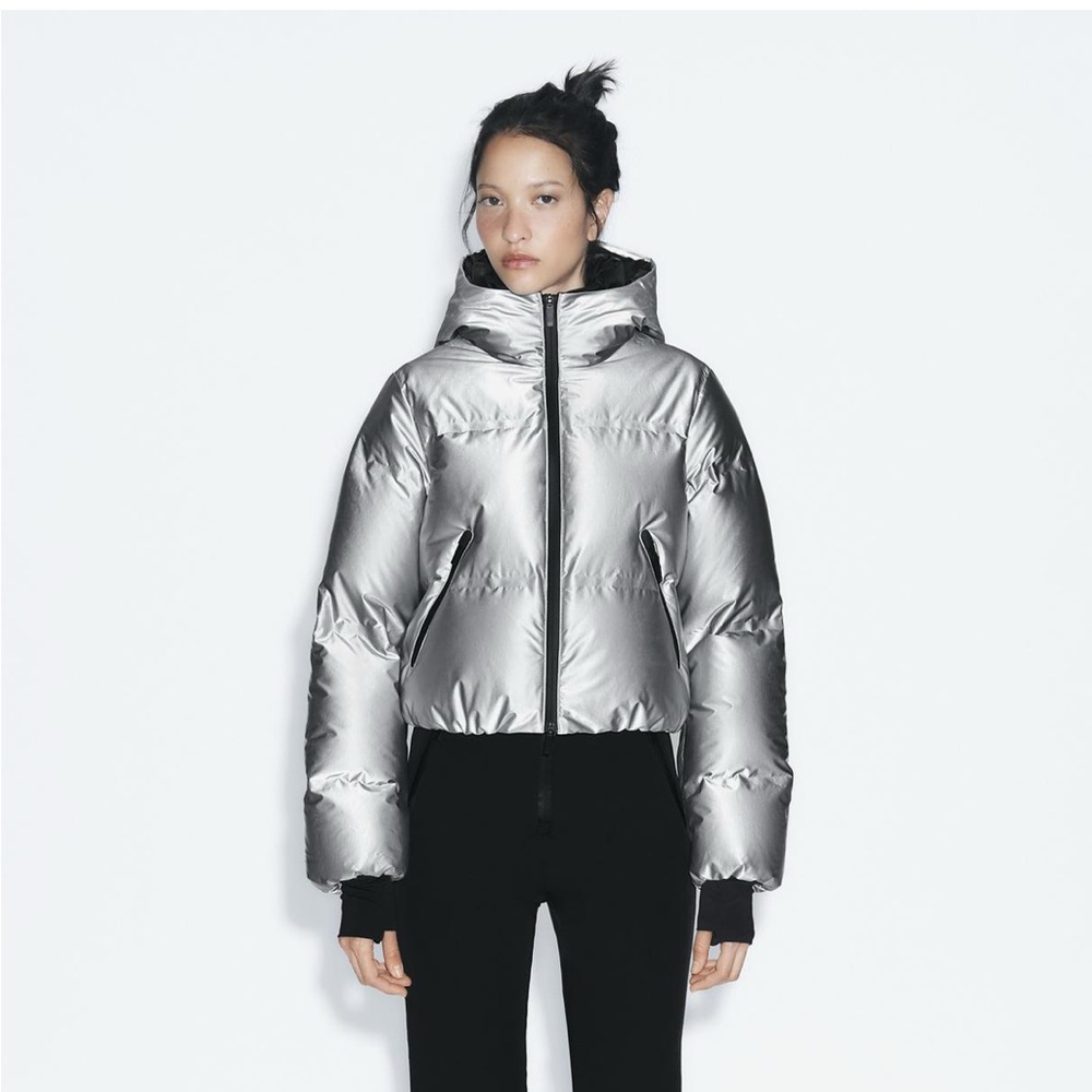 ZARA SKI WINDPROOF WATERPROOF RECCO TECHNOLOGY DOWN PUFFER JACKET SKI COLLECTION